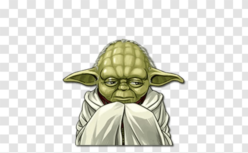 Yoda Telegram Sticker Emoji Star Wars - Organism Transparent PNG