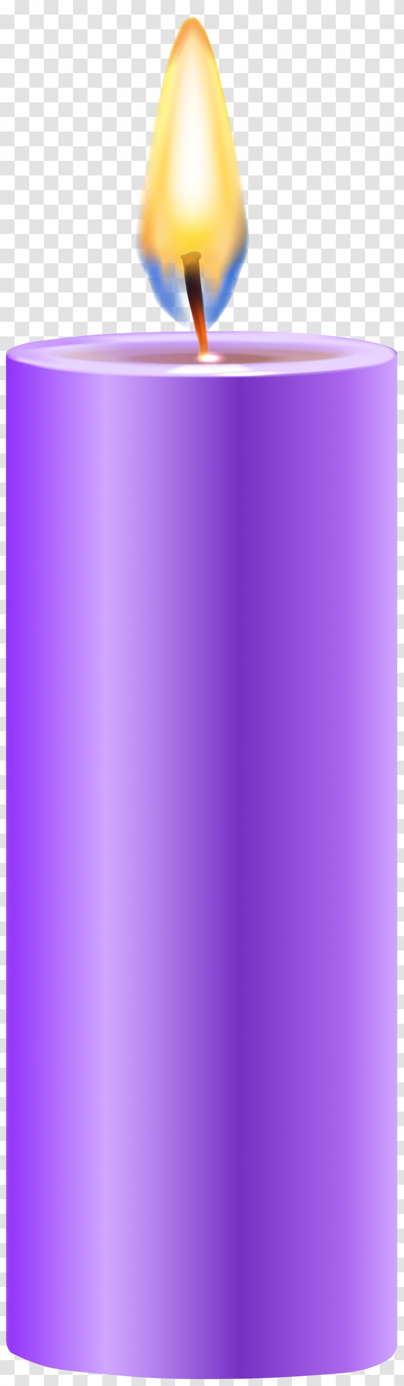 Purple Candle Color Clip Art - Lighting Transparent PNG