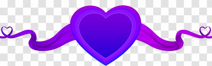 Clip Art - Flower - Purple Love Text Low Transparent PNG