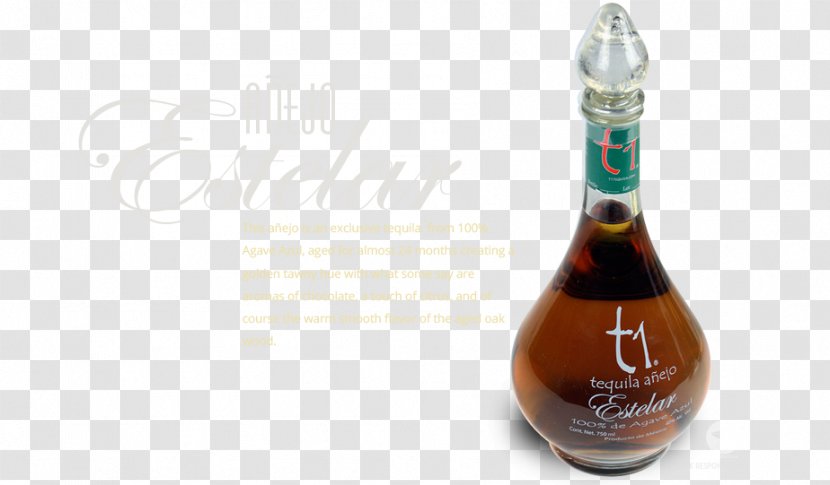 Liqueur Tequila Jalisco Agave Azul Bottle - Glass Transparent PNG