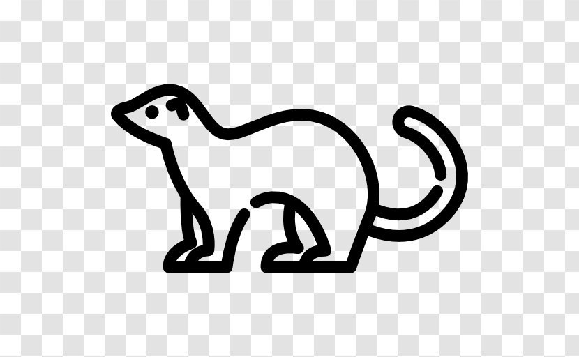 Ferret Cat Mustelids Clip Art - Dog Like Mammal Transparent PNG