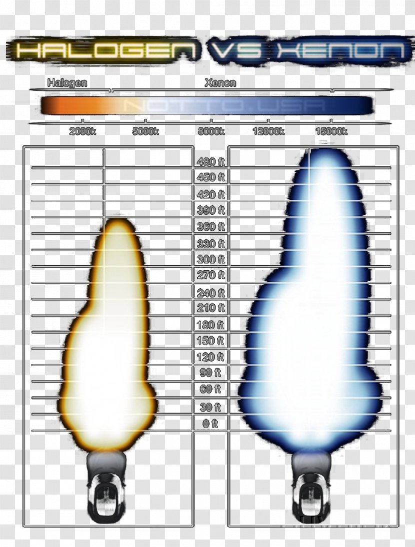 High-intensity Discharge Lamp Incandescent Light Bulb Xenon Headlamp Lighting - Silhouette - Cartoon Transparent PNG