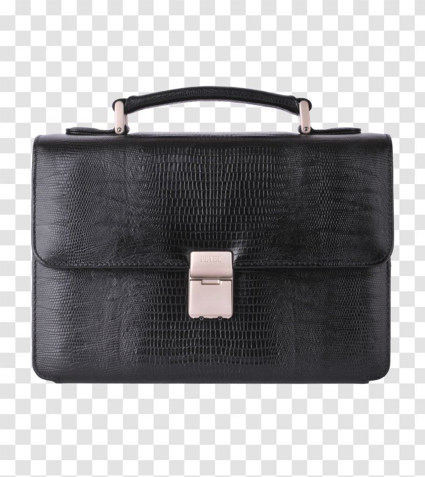 Briefcase Handbag Leather Herrenhandtasche Petek - Bag Transparent PNG