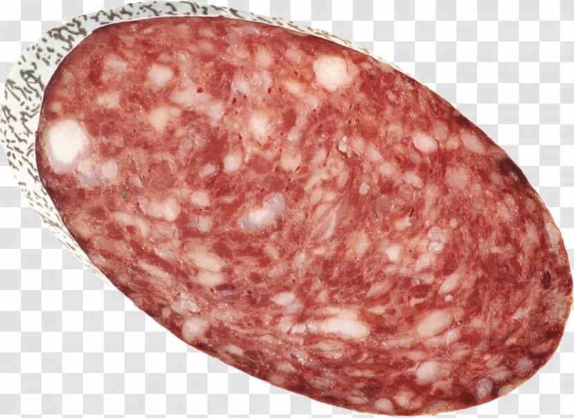 Sausage Salami Canapé Cervelat - Silhouette - Image Transparent PNG