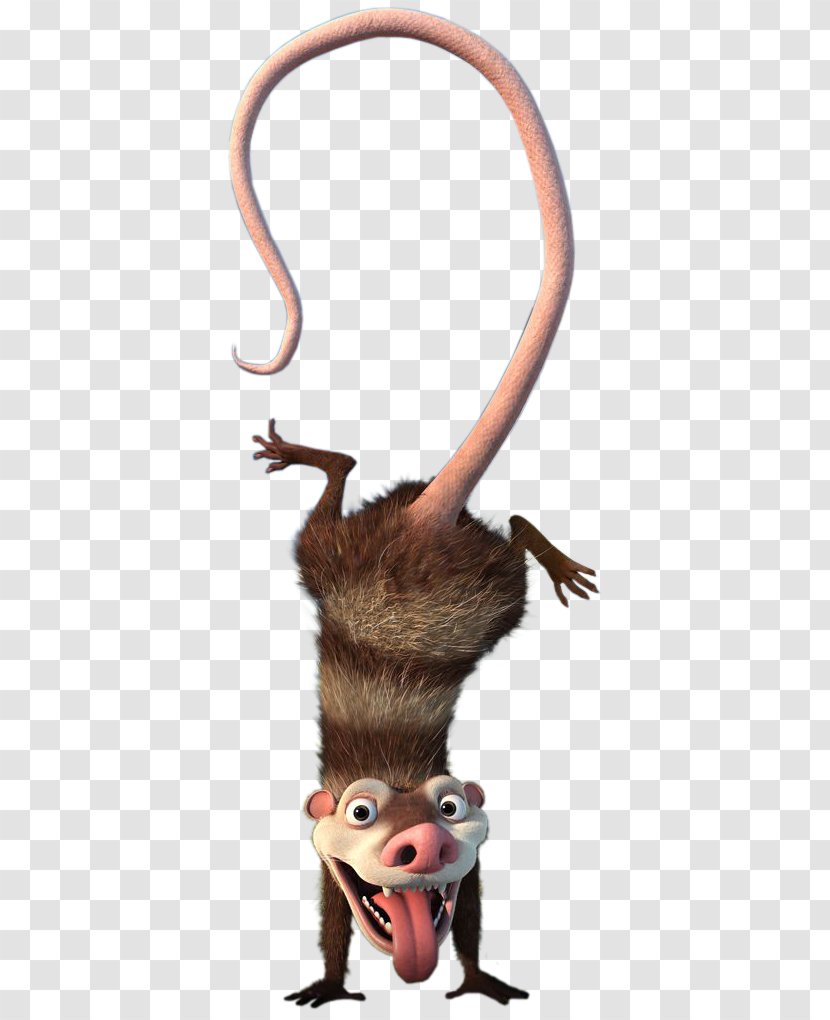 Scrat Sid Steffie Ice Age Sloth - Buck Transparent PNG