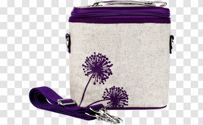 Thermal Bag Lunchbox Insulation Linen - Lilac - Purple Dandelion Transparent PNG