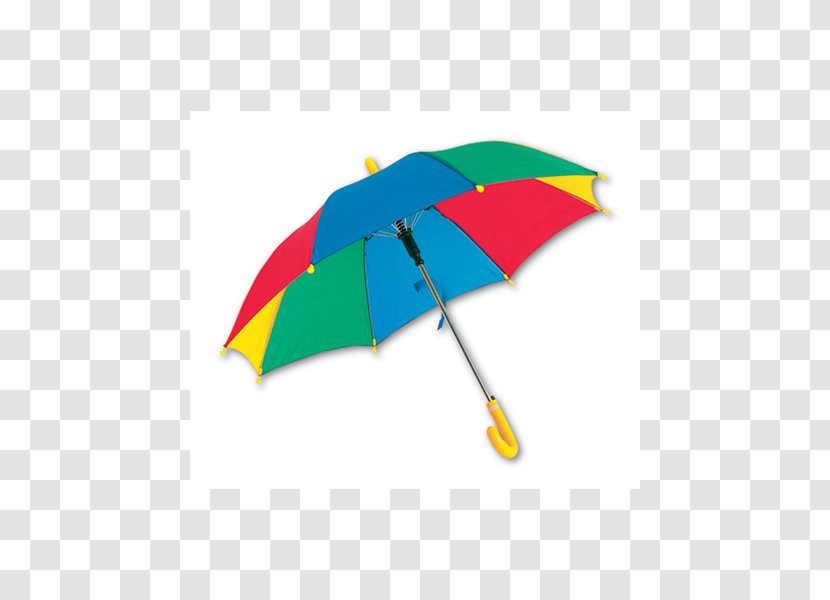 Umbrella Color Blue Handle Red - Child Transparent PNG