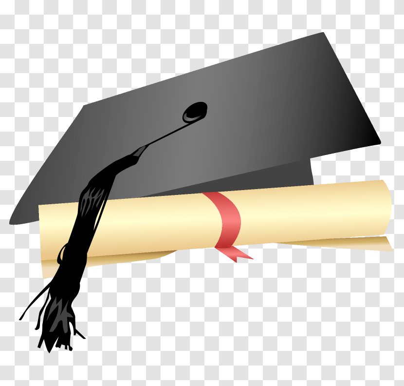 Graduation Ceremony Diploma Clip Art College Academic Certificate - School Transparent PNG