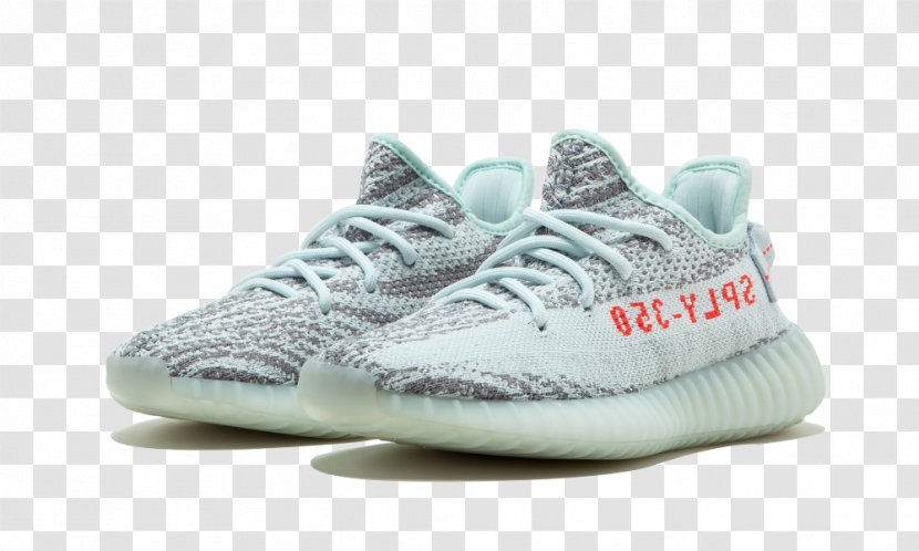 Adidas Yeezy Tints And Shades Blue Color Transparent PNG
