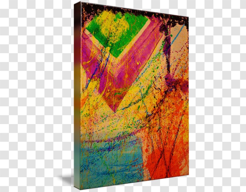Acrylic Paint Modern Art Dye - Mirror On The Wall Transparent PNG