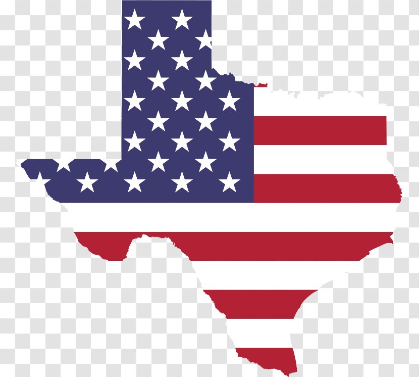 Flag Of Texas The United States Clip Art - Decal - American Transparent PNG