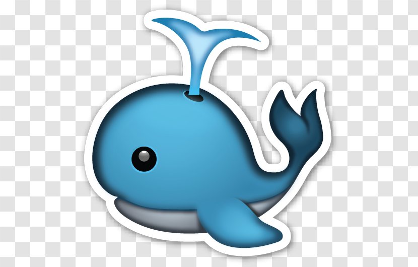 T-shirt Sticker Emoji Whale Dolphin - Wholesale Clipart Transparent PNG