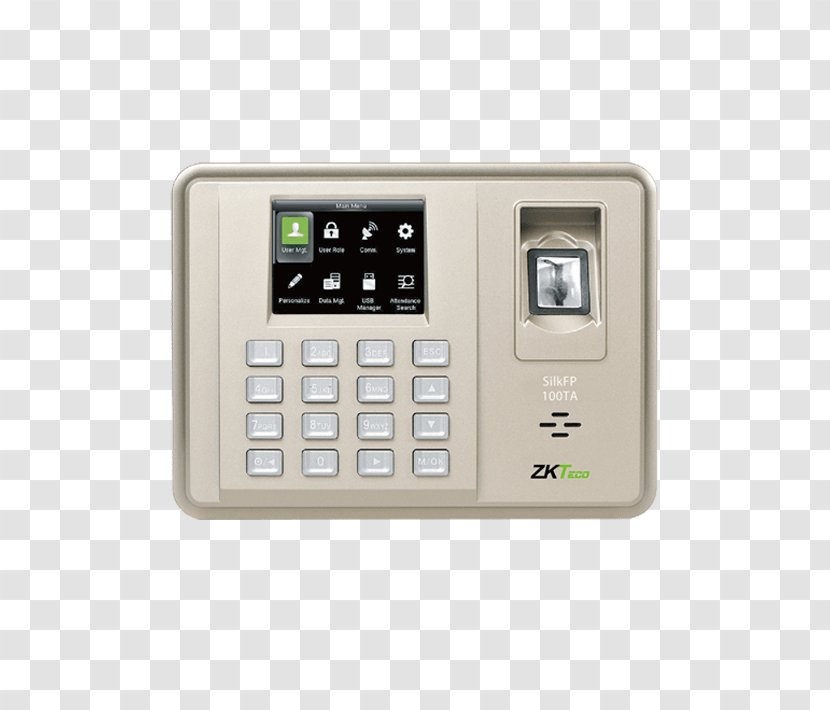 Time And Attendance Device Fingerprint Zkteco Access Control - System - Bohlam Transparent PNG