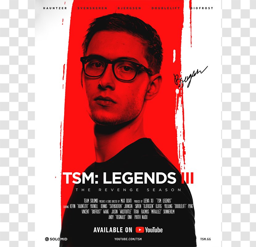 Doublelift Team SoloMid North America League Of Legends Championship Series American - Film Transparent PNG