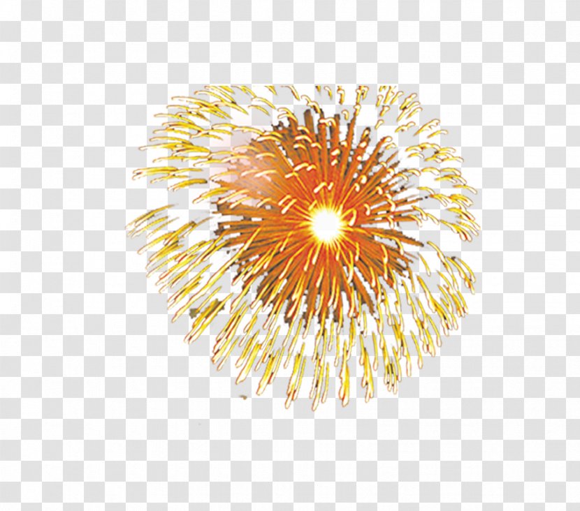 Adobe Fireworks - Yellow Festive Effect Elements Transparent PNG