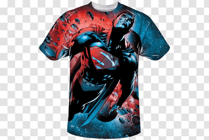 T-shirt Superman Clothing Top - Sleeveless Shirt Transparent PNG