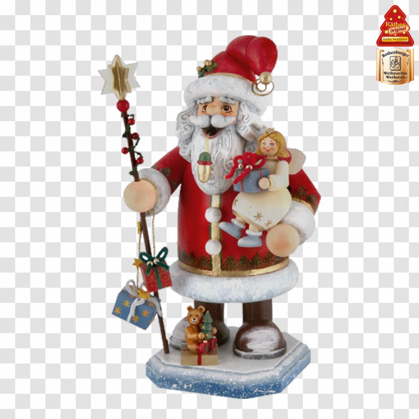 Santa Claus Christmas Ornament Figurine Day - Hand Painted Cook Transparent PNG