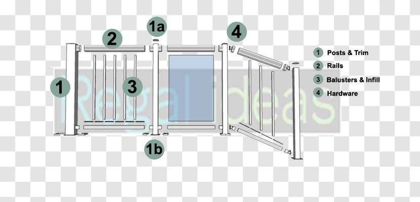 Buick Regal Hylla Handrail Guard Rail Deck - Balcony Fence Transparent PNG