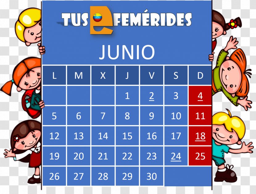 Calendar 0 June Month Pequeño Catecismo Eucarístico - Play - Calendário Transparent PNG
