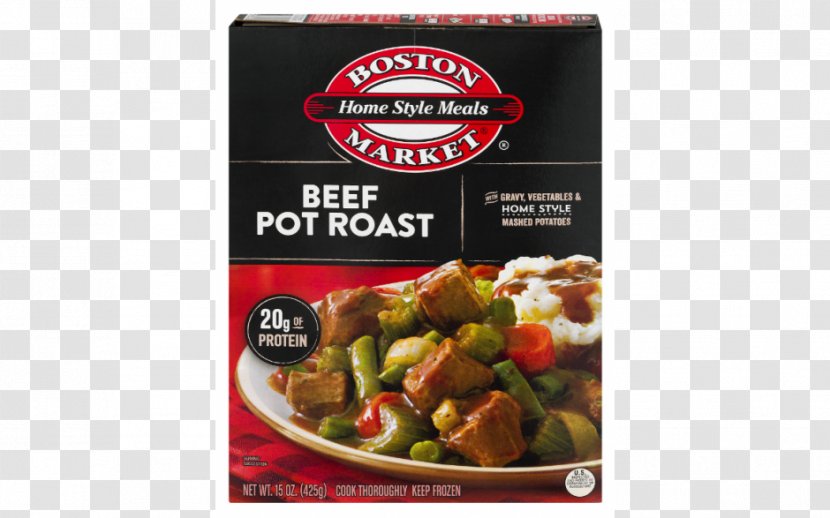 Pot Roast Vegetarian Cuisine Sunday Beef Meal - Condiment Transparent PNG