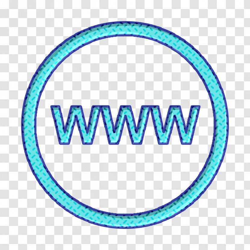 Data Comunication Icon Internet Www - Symbol Electric Blue Transparent PNG