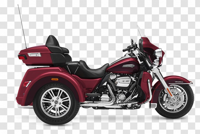 Huntington Beach Harley-Davidson Tri Glide Ultra Classic CVO Trike - Rawhide Harleydavidson - Motorcycle Transparent PNG