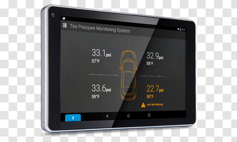 Tire-pressure Gauge Monitoring System Electronics - Technology - Rand Mcnally Transparent PNG