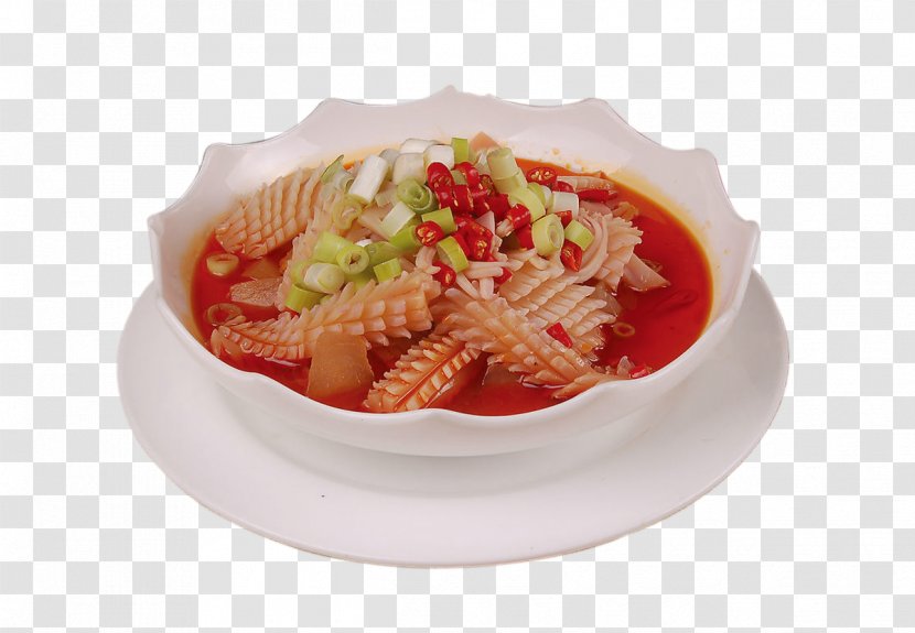 Hot Pot Squid As Food Sichuan Cuisine Hunan Recipe - Dish - Pepper Transparent PNG