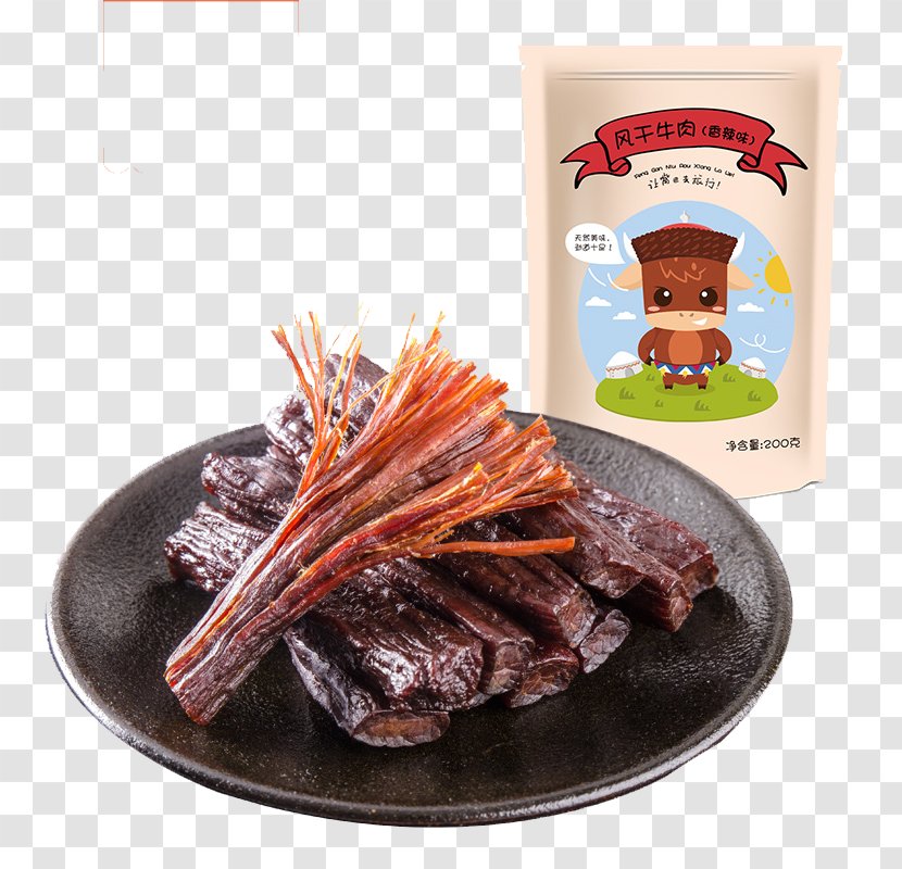 Jerky Bakkwa Short Ribs Beef Dried Meat - Steak Transparent PNG
