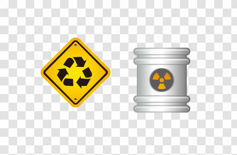Recycling Symbol Icon - Vector Loop Flag Radiation Sign Transparent PNG