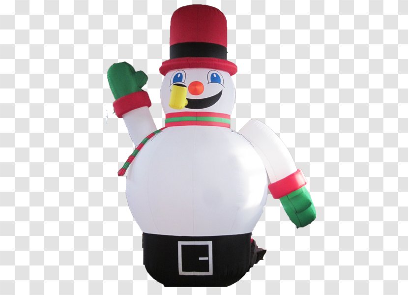 Inflatable Snowman Santa Claus Christmas Day Decoration - Foot - Yantai Transparent PNG