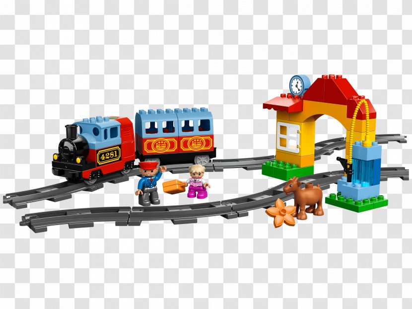 LEGO 10507 DUPLO My First Train Set Lego Duplo Toy - Station Transparent PNG