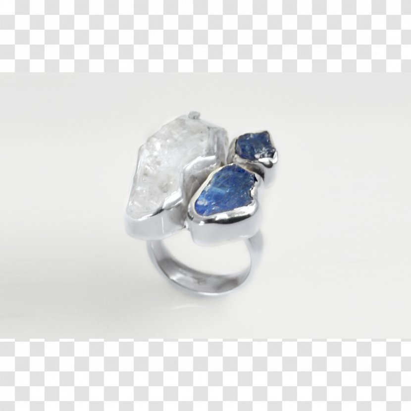 Sapphire Silver Crystal Body Jewellery - Diamond Transparent PNG