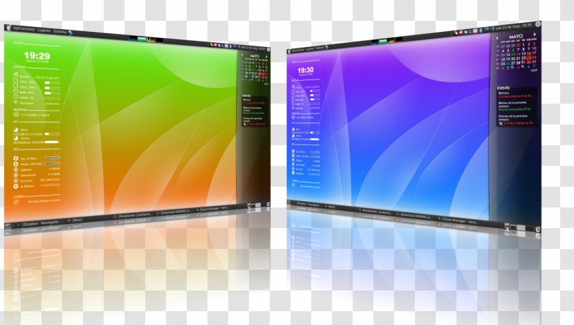 Computer Monitors Software LED-backlit LCD Display Advertising Desktop Wallpaper - Electronic Device - Sudo Transparent PNG