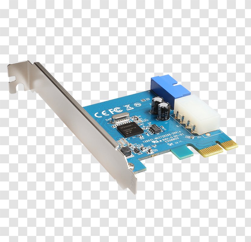 Network Cards & Adapters Graphics Video Computer Conventional PCI Edge Connector - Interface Controller Transparent PNG