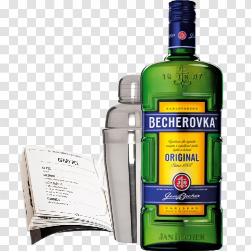 Liqueur Becherovka Luksusowa Vodka Cocktail - Wyborowa Transparent PNG