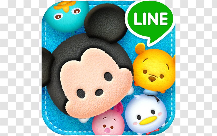 Disney Tsum Land Android LINE Puzzle Video Game - Stuffed Toy Transparent PNG