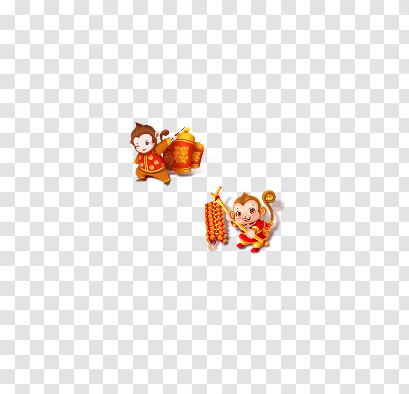 Monkey Bainian U5e74u8ca8 Animal - Chinese New Year Transparent PNG