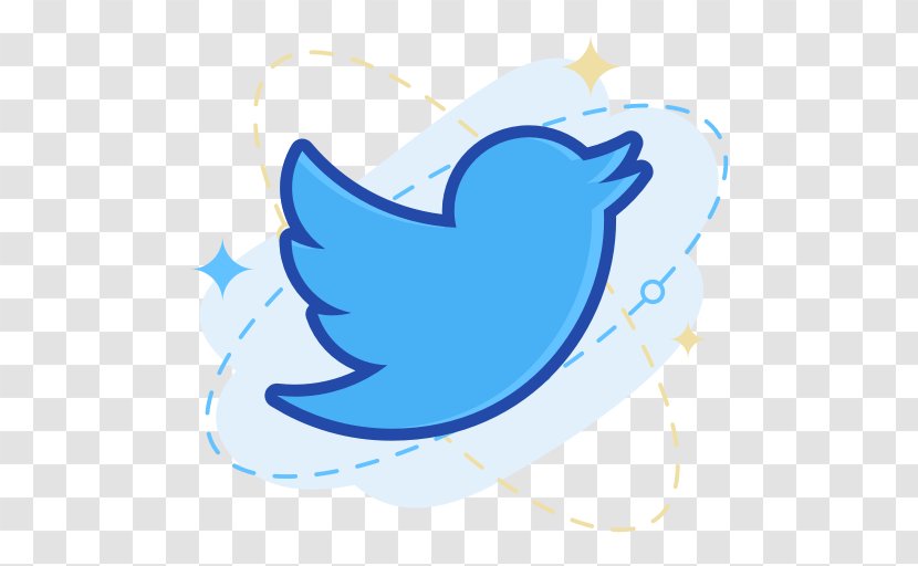 Twitter Icon Logo. - Desktop Environment - Blue Transparent PNG