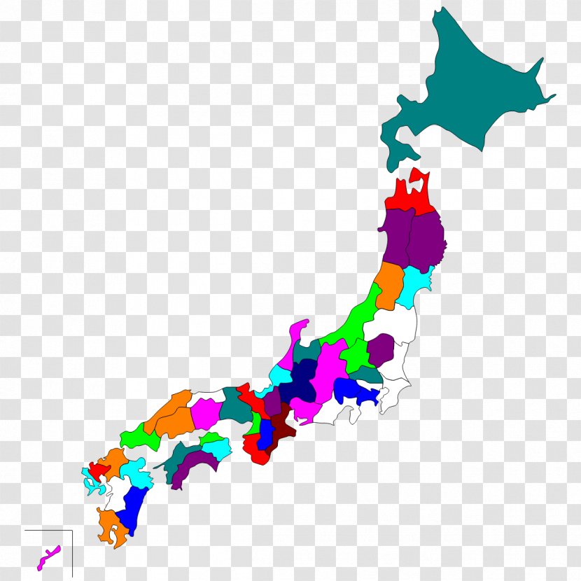 Japan World Map Blank - Vector - Type Transparent PNG