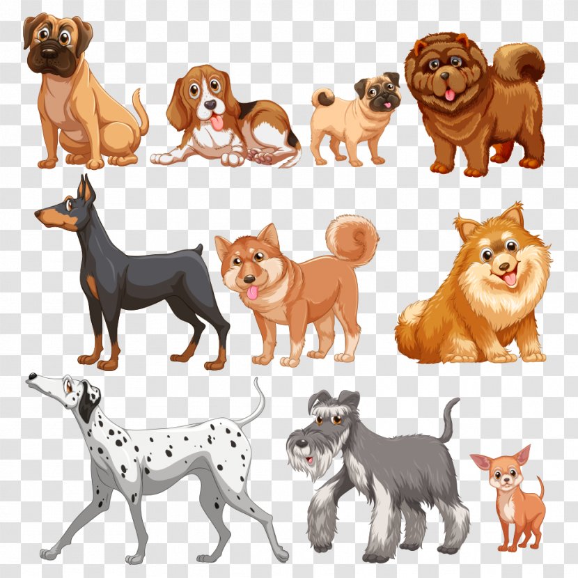 Chihuahua Dalmatian Dog Pug Clip Art - Like Mammal - Vector Transparent PNG