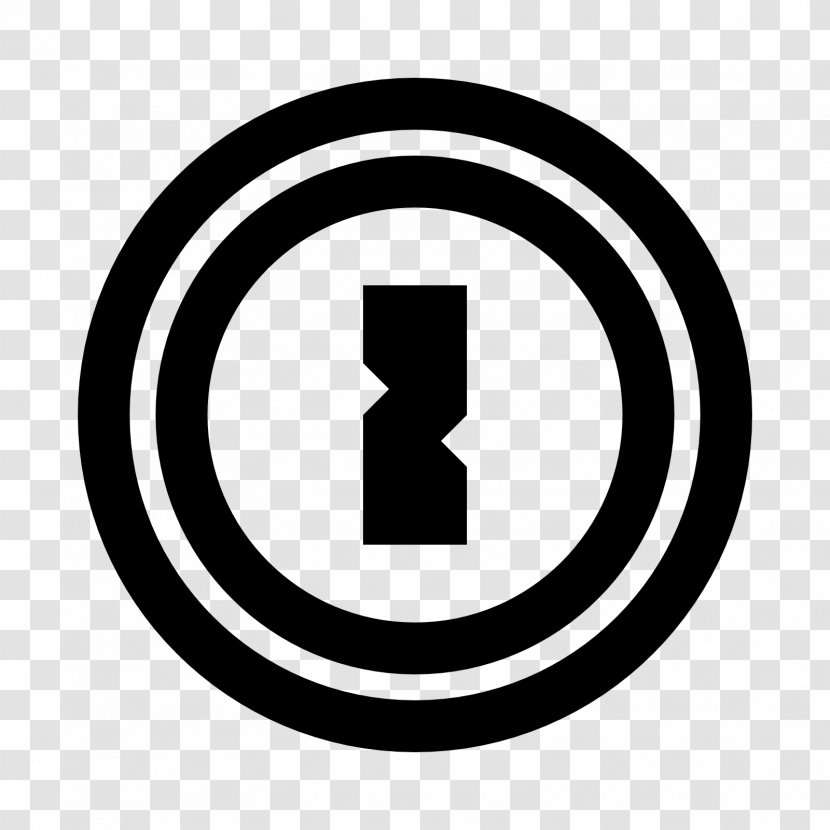 1Password Logo - Symbol - Black And White Transparent PNG