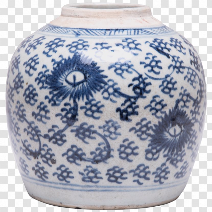 Blue And White Pottery Vase Ceramic Cobalt Transparent PNG