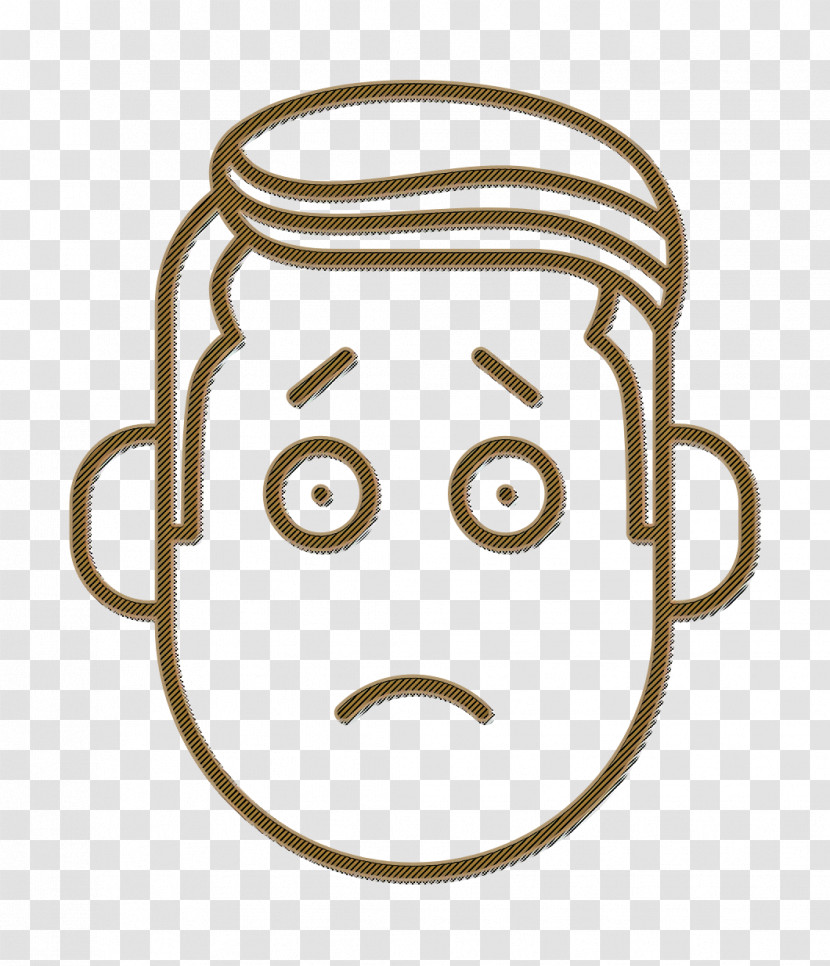 Gestures Icon Sadness Boy Face Icon Making Gestures Icon Transparent PNG