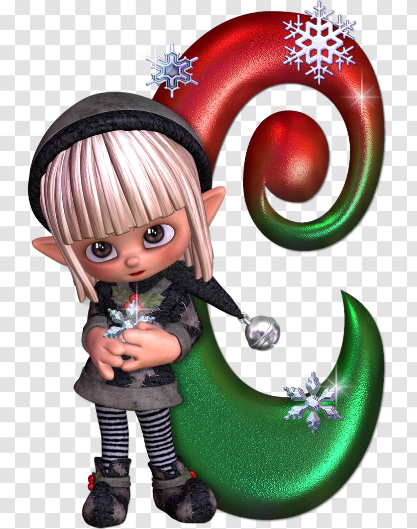 Christmas Elf Card Clip Art - Alphabet Transparent PNG