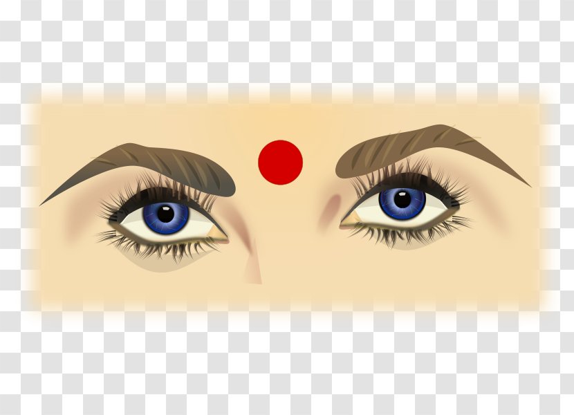India Ramayana Hinduism Female Bindi - Silhouette - Free Pictures Of Eyes Transparent PNG