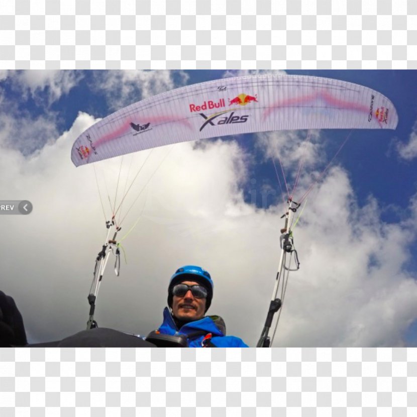 Paragliding Red Bull X-Alps Flight Parachute - Cloud - Parapente Transparent PNG