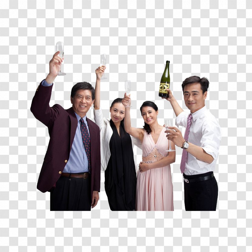 Business Download Designer - People Celebrating Transparent PNG