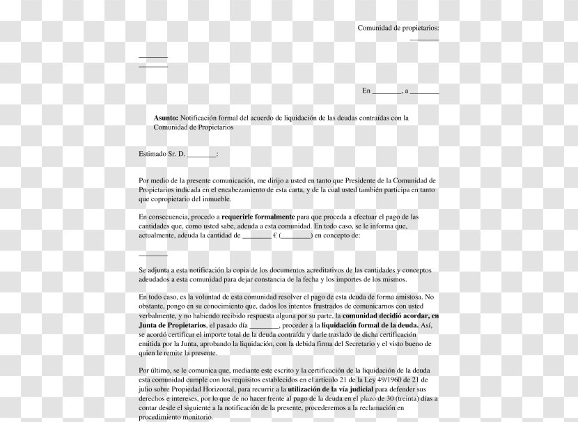 Document Debt Payment Community Akademický Certifikát - Area - Pietas Transparent PNG