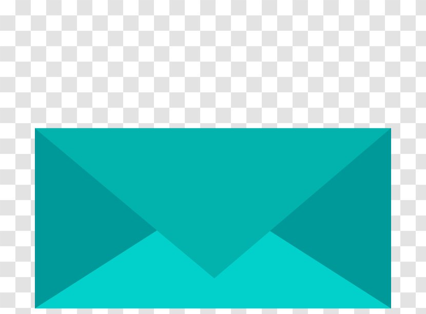 Triangle Turquoise Pattern - Blue Transparent PNG